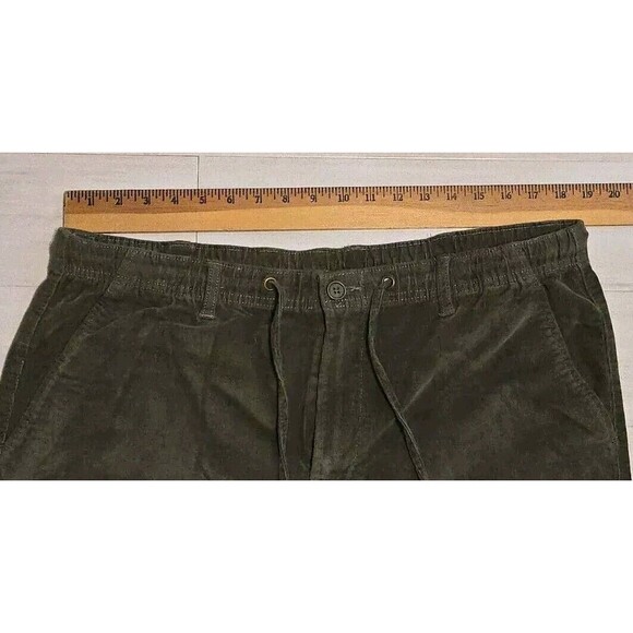 Peter Christian Gentleman's Outfiters Green Corduroy Pleated Pants Chino 40/30 - Picture 4 of 9